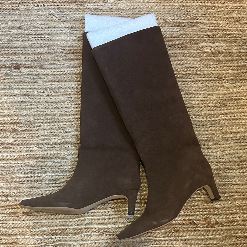 RAYE Brown Over the Knee Boots